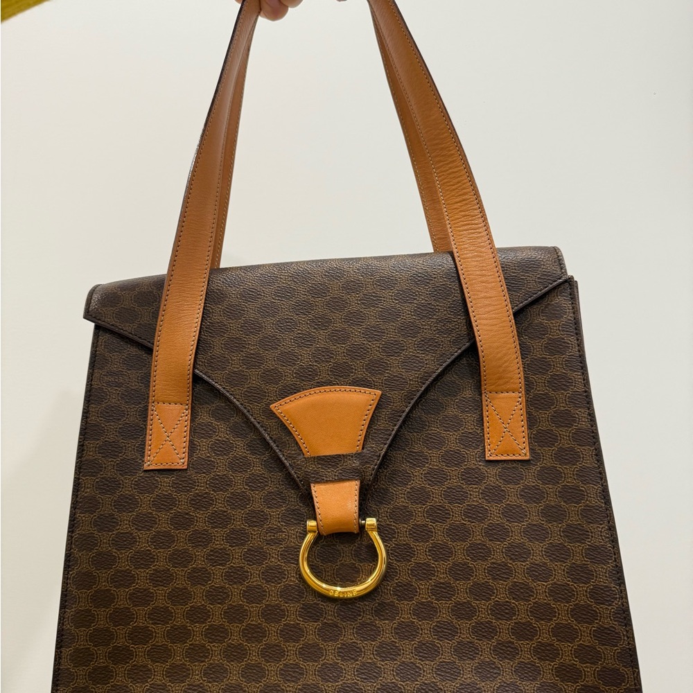 Vintage Celine Macadam Shoulder Bag - Picture 5 of 9